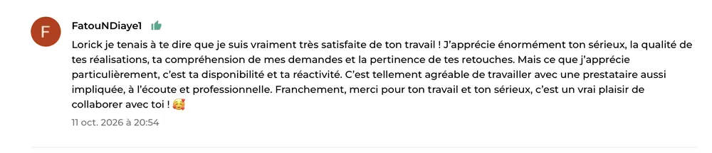 Capture d’avis ComeUp 1