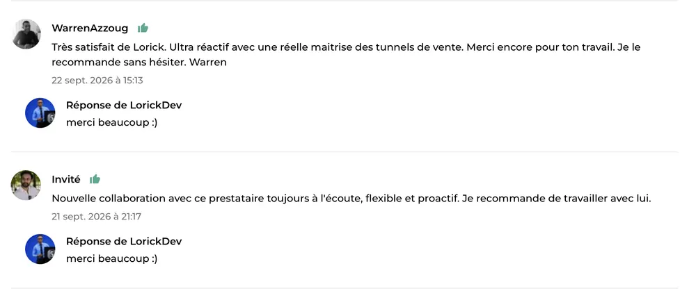 Capture d’avis ComeUp 4
