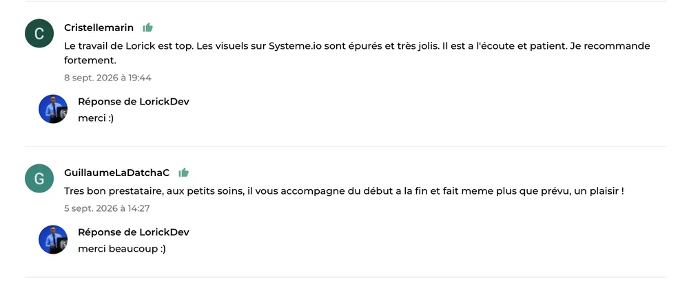 Capture d’avis ComeUp 8