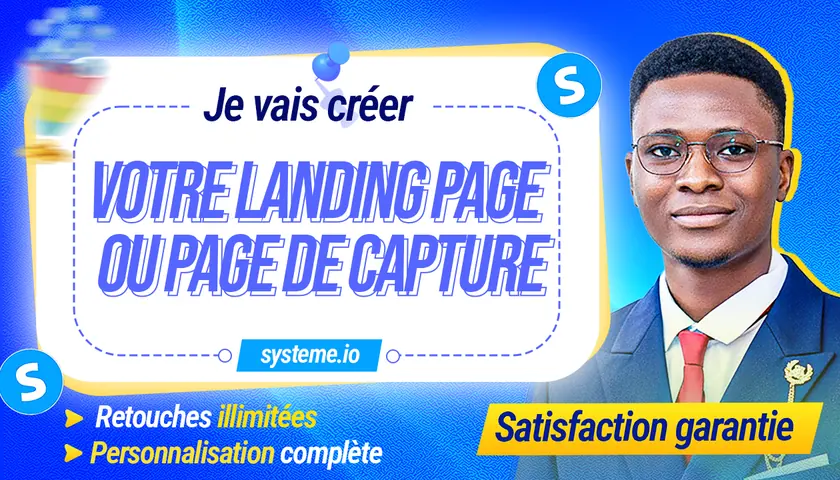 Service Lorick Innovation : Landing page ou page de capture